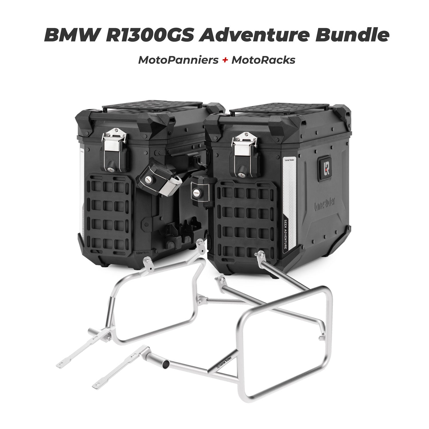 MotoPanniers 究極のハードケースセット –Lone Rider