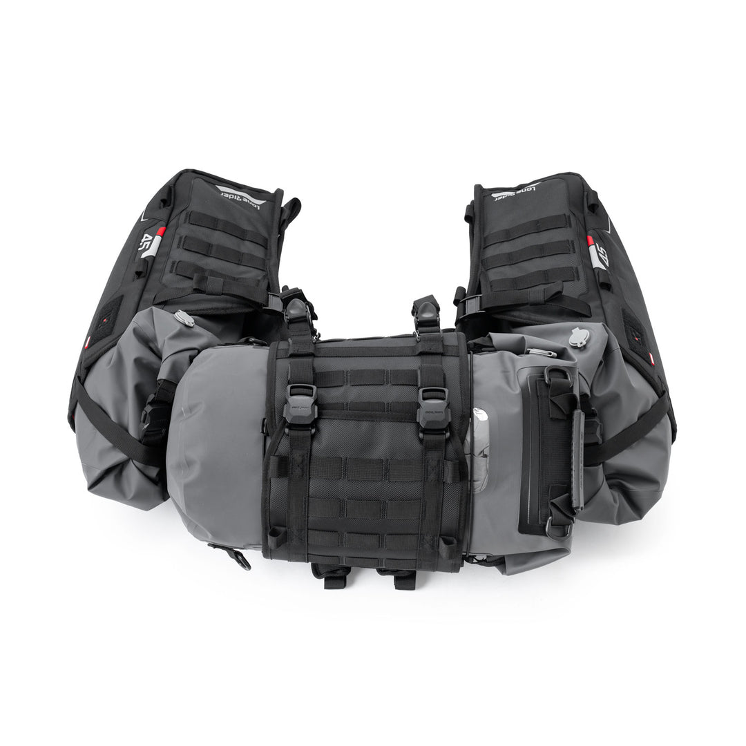 Sacoche arrière de moto de grande capacité contenant des bagages de Sacoche arrière de moto de grande capacité contenant des bagages de