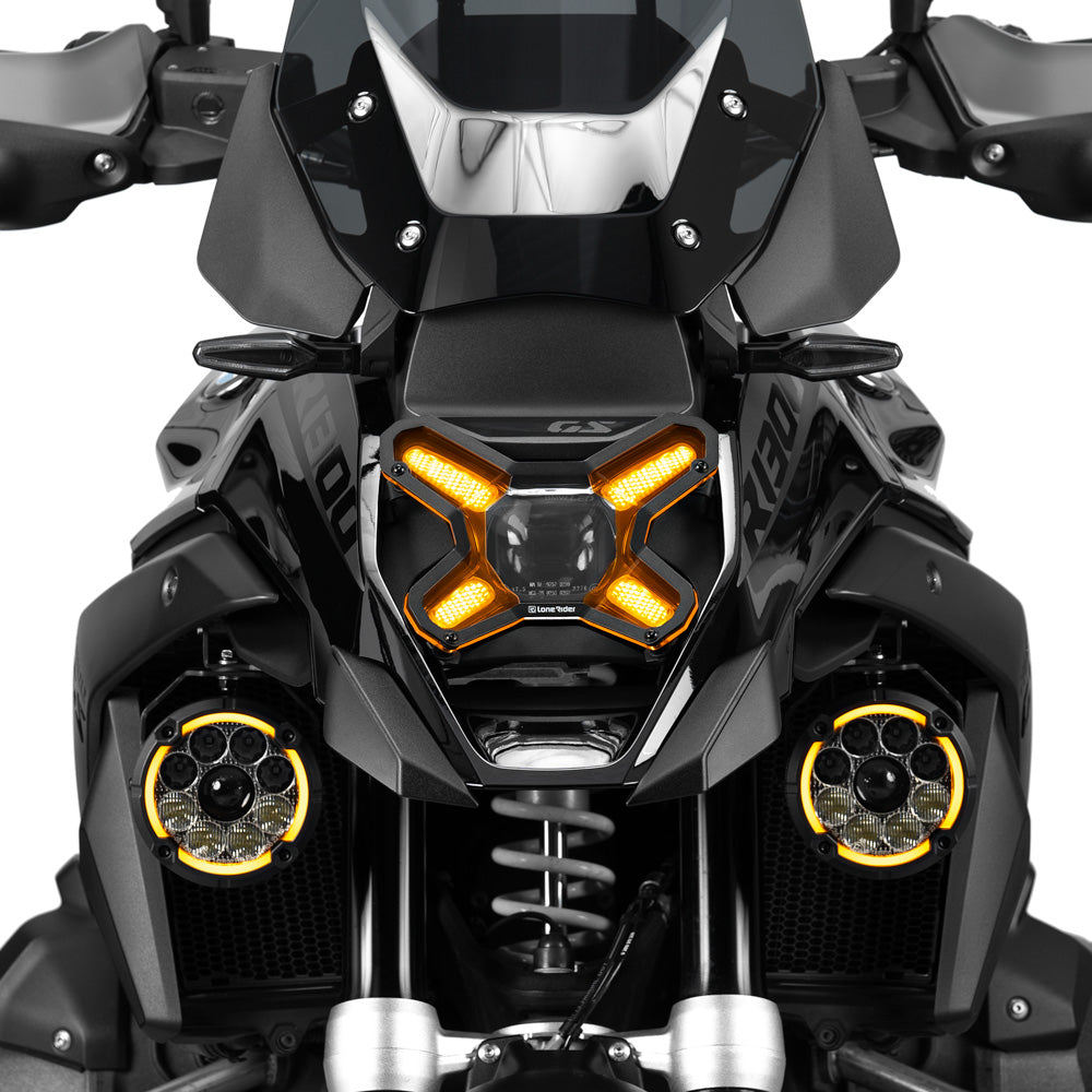 BMW / R1300GS Adventure 用ヘッドライトガードキット –Lone Rider