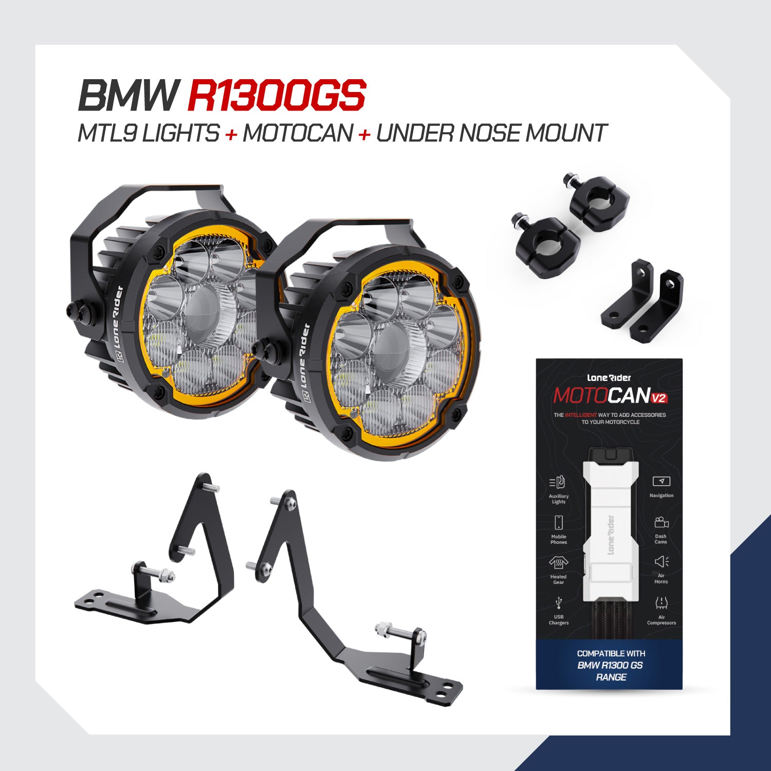MTL9 Motorcycle Lights – The World's Smartest Motorcycle Auxiliary