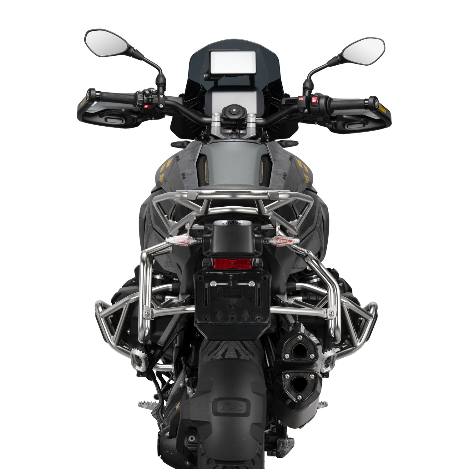  Motorrad ラゲッジラック用バッグ ブラック MotoRacks バイク用パニアケースラック –Lone Rider