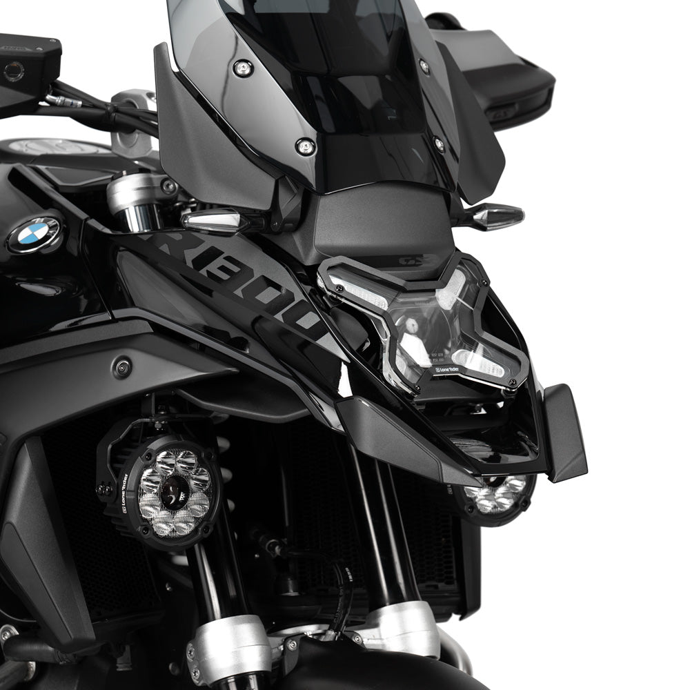 BMW R1250GSA用　クイックリリースヘッドライトプロテクター(ブラック) BMW R1250GSA用 クイックリリースヘッドライトプロテクター(ブラック