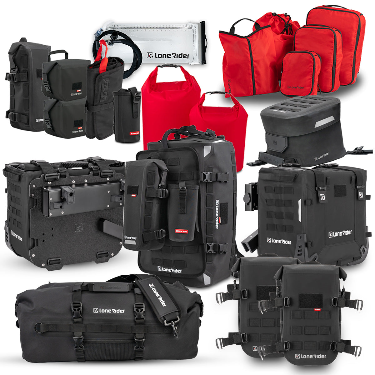Combo 2 – Complete Luggage Set – Lone Rider