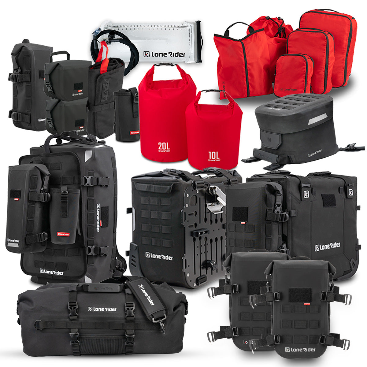 Combo 2 – Complete Luggage Set – Lone Rider