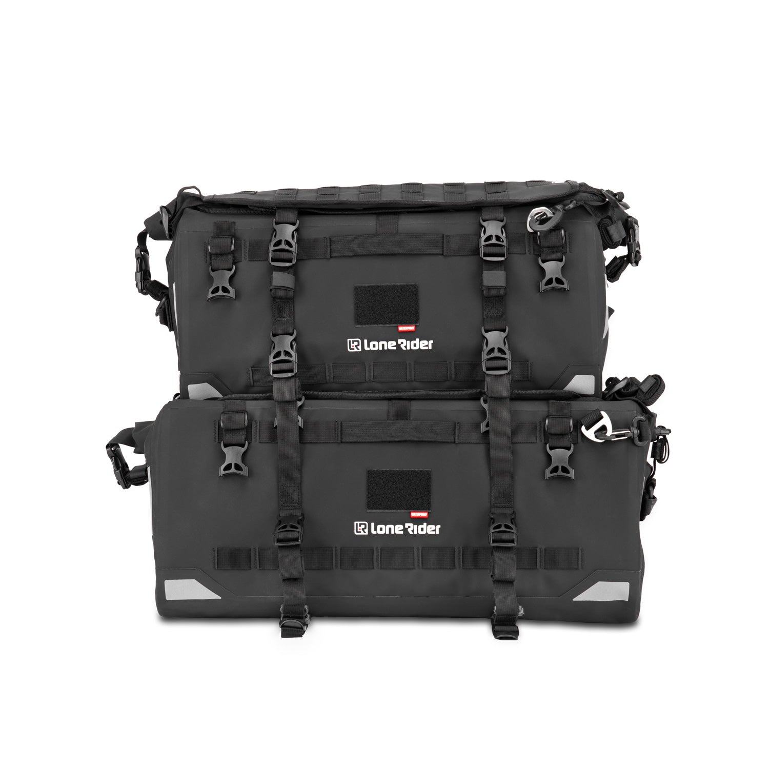 Overlander Adventure Motorcycle Soft Luggage: 48L / 30L Bags