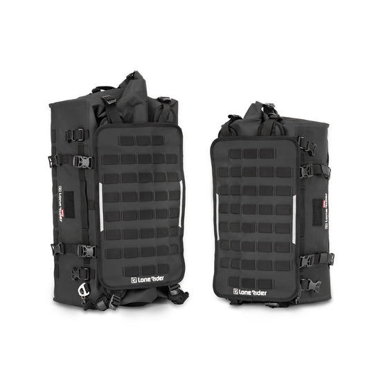 Overlander Adventure Motorcycle Soft Luggage: 48L / 30L Bags Overlander Adventure Motorcycle Soft Luggage: 48L / 30L Bags