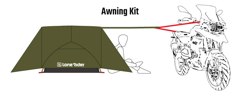 adv lone rider tent ADVTent: Motorcycle Tent by Lone Rider: Features & Price