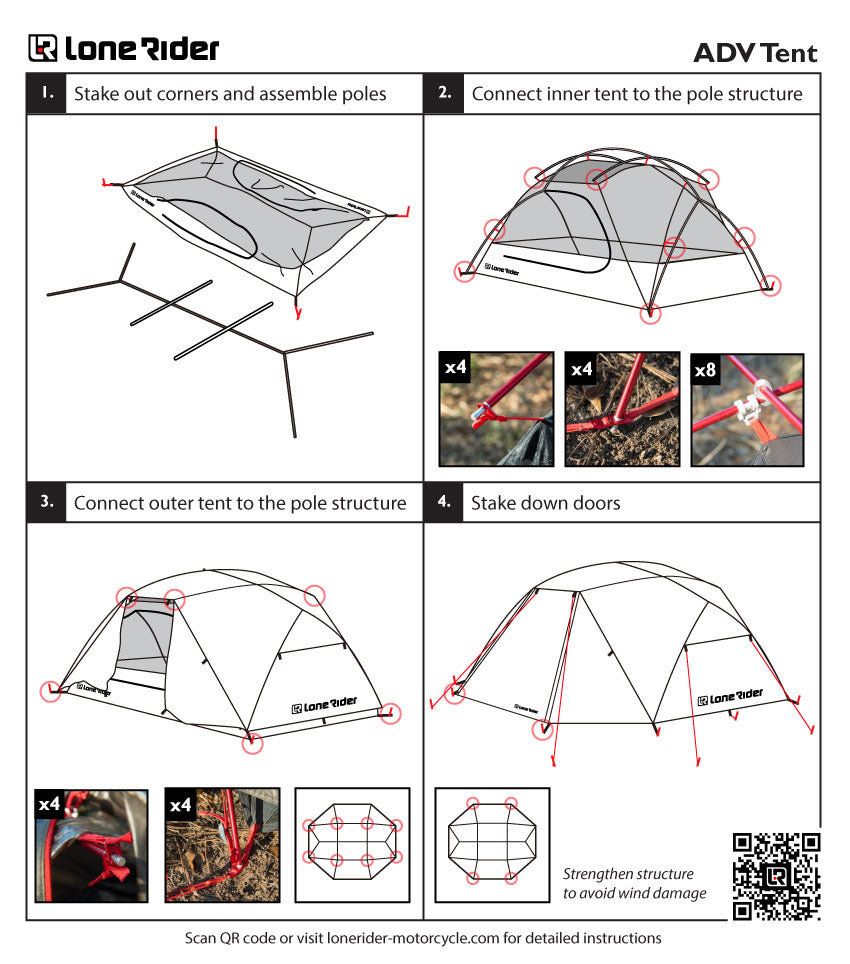 adv tent lone rider ADVTent: Motorcycle Tent by Lone Rider: Features & Price