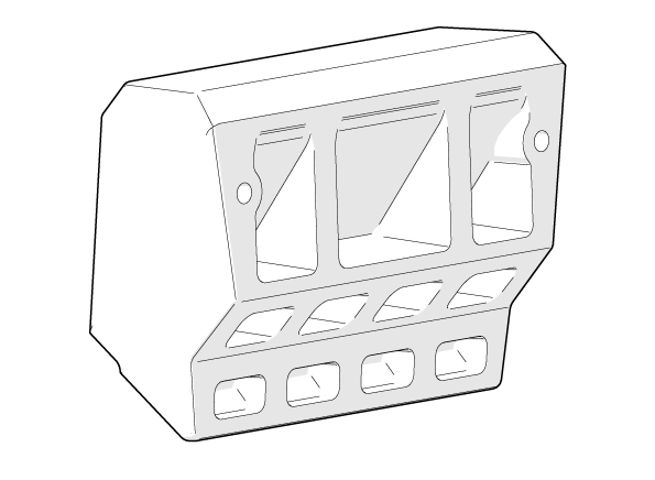 Peças sobressalentes do sistema de fixação MotoBags [V2]