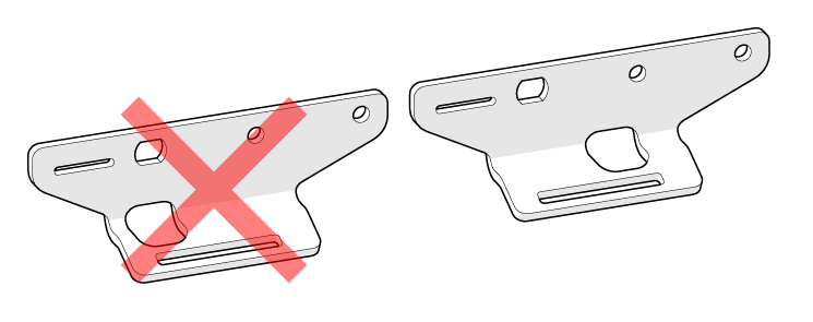 Peças sobressalentes do sistema de fixação MotoBags [V2]
